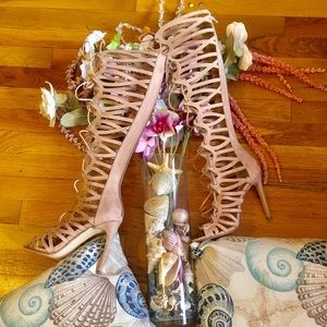 Steve Madden Knee High Gladiator Heels